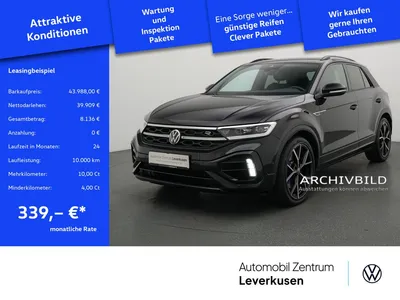 VW Volkswagen T-Roc R DCC CARPLAY SHZ KEYLESS LEDER MATRIX ACC im Auto Abo von Mobile.de