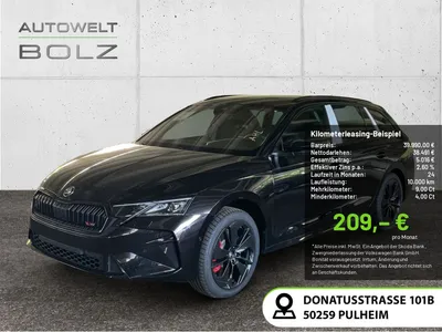 Skoda Skoda Octavia 2.0 TSI RS ACC HUD NAVI MATRIX-LED AHK im Leasing von Null-Leasing