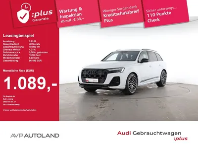Audi Audi SQ7 TFSI quattro tiptr. 7-Sitzer | AHK | PANO im Auto Abo von Null-Leasing