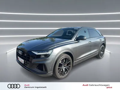 Audi Audi Q8 55 TFSI qu S line sport MATRIX AHK PANO 22" im Leasing von Null-Leasing