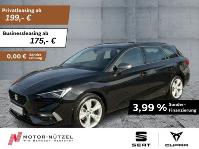 Seat Seat Leon ST 1.5 eTSI DSG FR-LINE MATRIX+NAVI+ACC+SHZ im Leasing von Null-Leasing