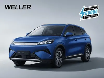 BYD BYD ATTO 3 EVO Excellence 74,8 kWh Batterie❗Neues Modell❗| 360 Kamera I Allrad I Google Assistant I Pano im Auto Abo von LeasingMarkt.de