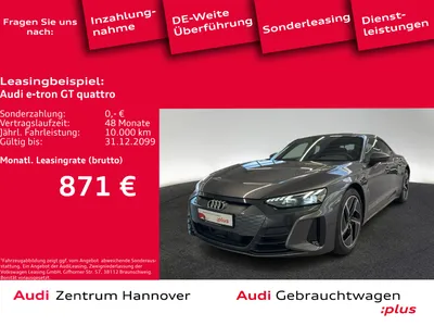 Audi AUDI e-tron GT quattro Pano Leder ACC Parklenkassist. im Auto Abo von Null-Leasing