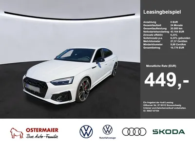 Audi Audi S5 COMPETITION EDITION PLUS 341PS QUATTRO AHK.ST im Leasing von Null-Leasing