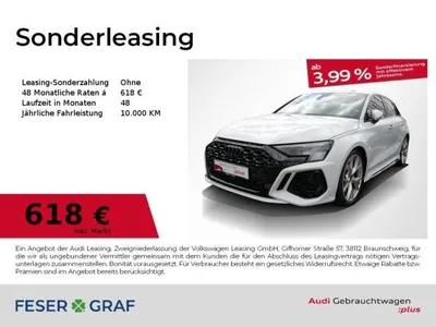 Audi Audi RS3 Sportback S tronic HUD Leder AGA Matrix im Auto Abo von LeasingMarkt.de