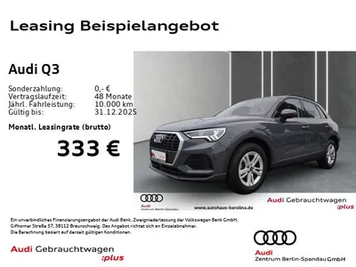 Audi Audi Q3 35 TFSI *ACC*NAV+*LED*R-CAM*Virt.C+*SHZ* im Auto Abo von Null-Leasing