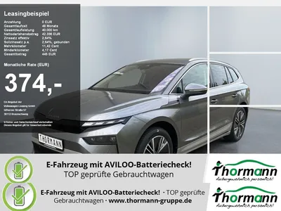 Skoda Skoda Enyaq 60 Loft 2xKlima 4xSHZ ACC AHK Facelift im Auto Abo von Null-Leasing
