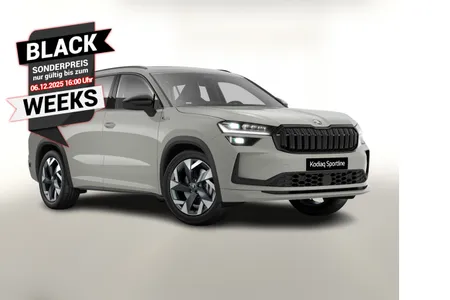 Skoda Kodiaq Sportl AHK Pano Matrix Nav Kessy ACC SunS Auto-Abo privat im Auto Abo von Autohaus Tabor
