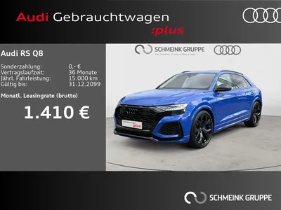Audi Audi RS Q8 tiptronic Exclusive Keramik B&O 305km/h im Auto Abo von Null-Leasing