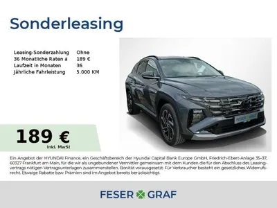 Hyundai Hyundai TUCSON Tucson PRIME 360° PANO ECS MATRIX DCT NAVI LEDER im Leasing von LeasingMarkt.de