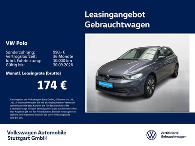 VW Volkswagen Polo Goal 1.0 TSI DSG  Navi AHK Kamera im Leasing von Null-Leasing