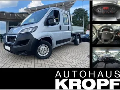 Peugeot Peugeot Boxer Pritsche Doka. 2.2 L23.3t 333 AHK Klimaaut im Auto Abo von LeasingMarkt.de