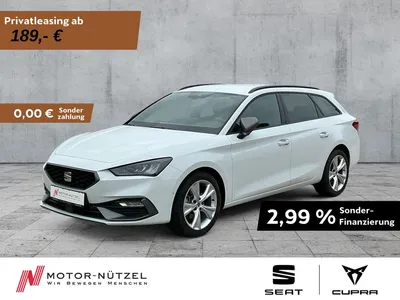 Seat Seat Leon ST 2.0 TDI DSG FR-LINE LED+NAVI+ACC+SHZ+AHK im Leasing von Null-Leasing
