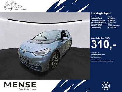 VW Volkswagen ID.3 Pro S electric IQ.Light Matrix CarPlay HUD im Leasing von Null-Leasing