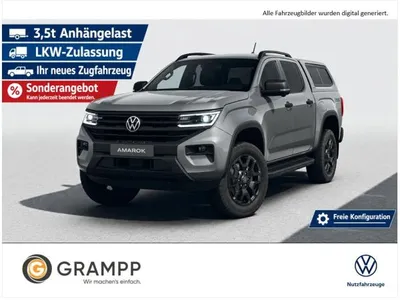 VW Volkswagen Amarok Volkswagen Amarok Dark Label Kabine 3.0 TDI 4M + Harman Kardon + 360° Kam. + ACC + Diff. Sperre im Leasing von LeasingMarkt.de