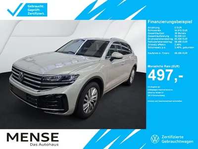 VW Volkswagen Touareg 3.0 TDI 4-motion Elegance IQ.Light|AHK im Auto Abo von Null-Leasing