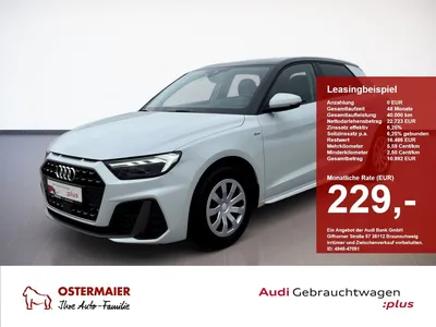 Audi Audi A1 Sportback S-LINE 25 TFSI S-TRONIC LED.NAVI.AC im Leasing von Null-Leasing