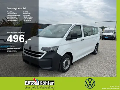 VW Volkswagen T7 Kombi TDI LR 9-sitzer 360/Kamera/ACC/Kamera im Leasing von Null-Leasing