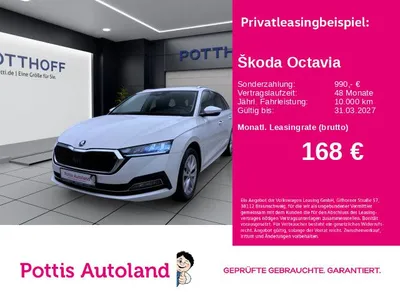 Skoda Skoda Octavia Combi 2.0 TDI DSG STYLE NAVI PDC SITZHZG im Leasing von Null-Leasing