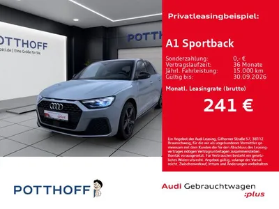 Audi Audi A1 Sportback 25 TFSI LED PDC KLIMA SITZHZG im Leasing von Null-Leasing