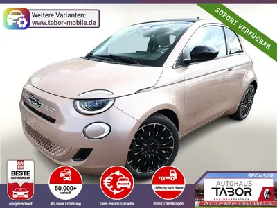 Fiat Fiat 500 Cabrio La Prima Nav Keyl SHZ 17Z Kam LED Car im Leasing von Null-Leasing