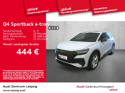 Audi AUDI Q4 Sportback 45 e-tron qu. *Matrix*AHK*Pano*HuD* im Auto Abo von Null-Leasing