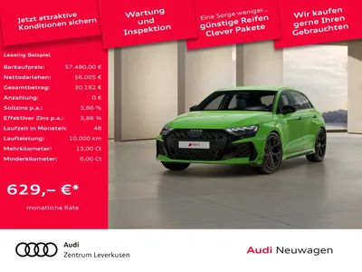 Audi Audi RS 3 Sportback S tronic RAUTE LED LEDER PDC KLIM im Auto Abo von Mobile.de
