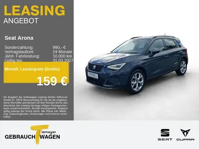 Seat Seat Arona 1.5 TSI DSG FR NAVI ACC SH PARKL GJR im Leasing von Null-Leasing