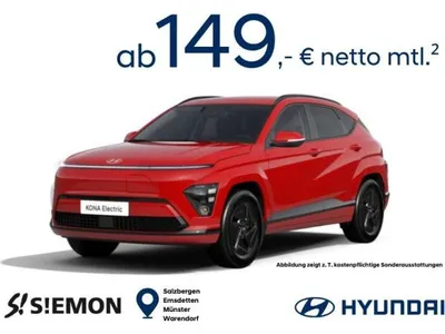 Hyundai Hyundai Kona Elektro Select ⚡ 49kWh ⚡ andere Farben möglich ⚡ im Auto Abo von LeasingMarkt.de