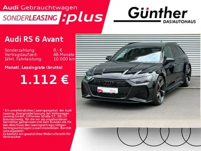 Audi Audi RS 6 Avant +WINTERRÄDER+AHK+SPORTABGAS+ALLRADLEN im Leasing von Null-Leasing