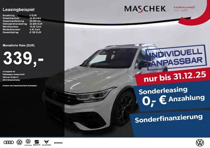 VW Volkswagen Tiguan R 2.0 TSI DSG Sonderleasing AHK Pano Harm im Auto Abo von Null-Leasing