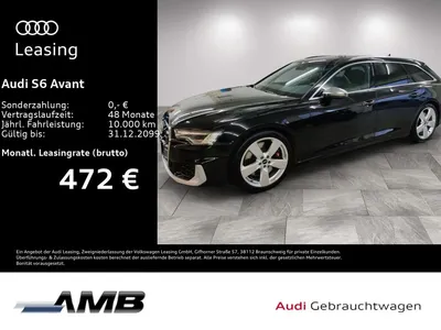 Audi Audi S6 Avant TDI qu. AHK/Standhzg/LED/Navi+/Sitzhzg im Leasing von Null-Leasing