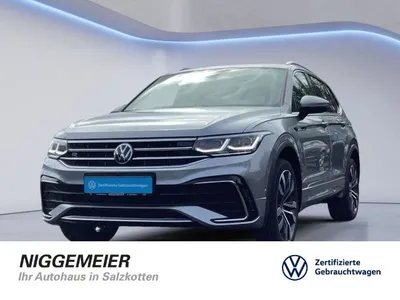 VW Volkswagen Tiguan Allspace 2.0TDI 4M DSG R-LINE PANO+NAVI+M im Auto Abo von Null-Leasing