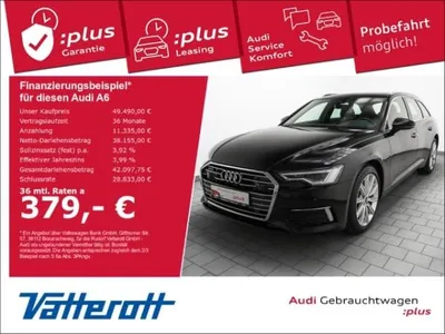 Audi Audi A6 Avant 40 TDI quattro design Leder ACC Kamera Pano im Auto Abo von LeasingMarkt.de