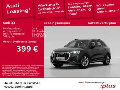 Audi AUDI Q3 S line 35 TDI S tronic im Auto Abo von Null-Leasing
