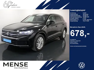 VW Volkswagen Touareg 3.0 TDI 4 Motion DSG Elegance |AHK|Luft im Auto Abo von Null-Leasing