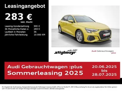 Audi Audi A3 Sportback S line 30 TDI S-tronic LED+NAVI+VC im Auto Abo von LeasingMarkt.de