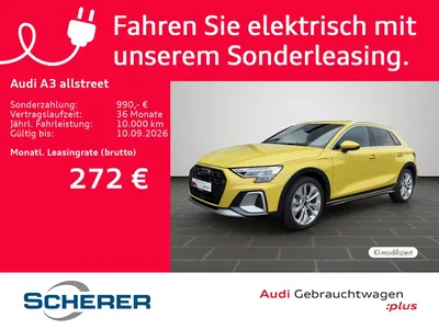 Audi Audi A3 allstreet TFSI e 1.5 TFSIe LED AHK NAVI KAMER im Leasing von Null-Leasing