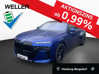 BMW BMW i7 xDrive60 INDIVIDUAL M-Sport-Pro Leas749,-oA im Leasing von Null-Leasing