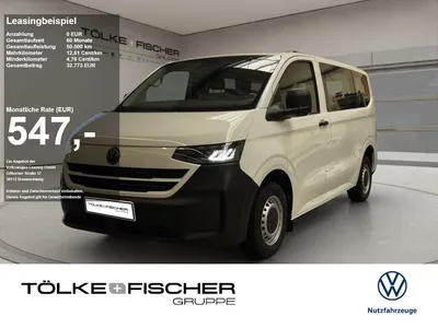 VW Volkswagen T7 Kombi TDI 110KW Automatik kurz 9-Sitze im Leasing von Null-Leasing