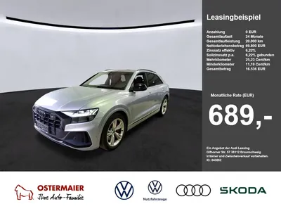 Audi Audi SQ8 TFSI 507PS QUATTRO.MATRIX.AHK.STDHZG.PANO.HE im Leasing von Null-Leasing