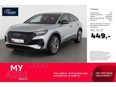Audi Audi Q4 e-tron e-tron Sportback 45 qu. S line AHK/Matrix/21'' im Auto Abo von LeasingMarkt.de