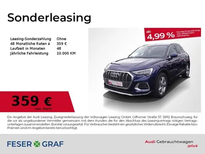 Audi Audi Q3 advanced 35 TFSI S tronic AHK Navi LED ACC im Auto Abo von Mobile.de