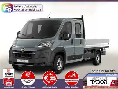 Opel Opel Movano Pritsche DoKa 35+ AT8 L4 AppleC Kam im Leasing von 9drive