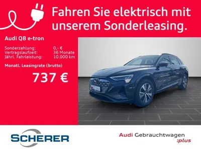 Audi Audi Q8 e-tron 55 MATRIX NAVI REMOTE PARK SITZBELÜFT. im Auto Abo von LeasingMarkt.de