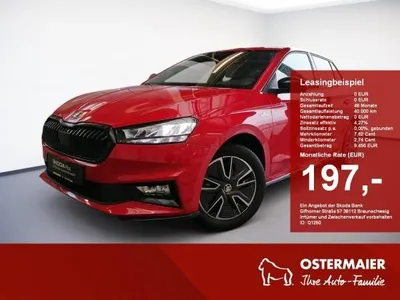 Skoda Skoda Fabia Monte Carlo 1.0TSI DSG.NAV.LED.KAM.SHZ.GRA.SignA.LKR-HEIZ.WIRELESS.AMBIENTE.LaneA im Auto Abo von LeasingMarkt.de