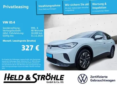 VW Volkswagen ID.4 Pro 4M IQ-LED WÄPU AHK ACC NAV DAB+ im Auto Abo von LeasingMarkt.de