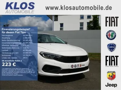 Fiat Fiat Tipo LIFE KOMBI HYBRID 1.5 GSE 130PS DCT KAMERA PDC APPLE CARPLAY im Auto Abo von LeasingMarkt.de