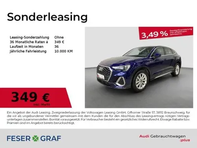 Audi Audi Q3 Sportback 35 TDI S tronic S Line Navi RFK LED im Leasing von LeasingMarkt.de