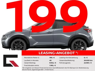 Nissan Nissan Juke N-SPORT 114PS Winter/BOSE/360°/beh.WS im Auto Abo von LeasingMarkt.de